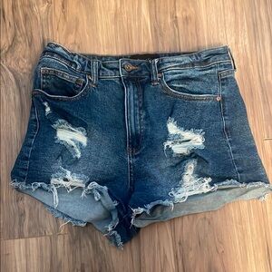 Distressed Denim Women's Shorts | Kendall and Kylie